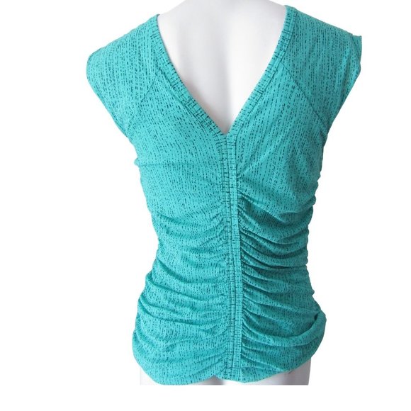 Kenneth Cole Reaction Mesh Top M - Picture 2 of 2